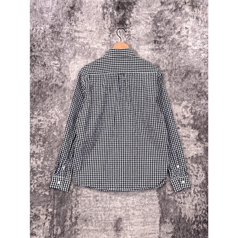 Emerson Fry Black and White Gingham Button-Down Shirt - Picture 3 of 8